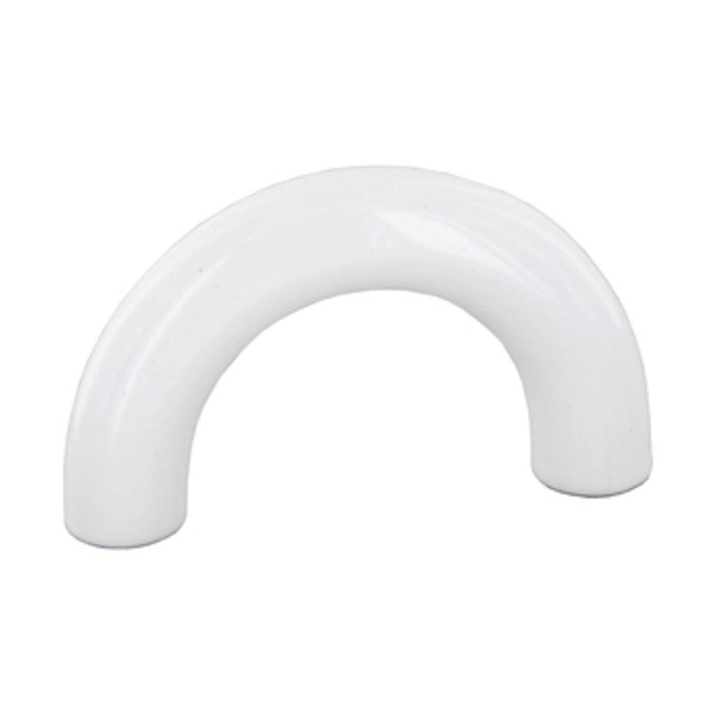 25 x MANIGLIA ZAMA 1121 32 23,5X40 MM BIANCO LUCIDO