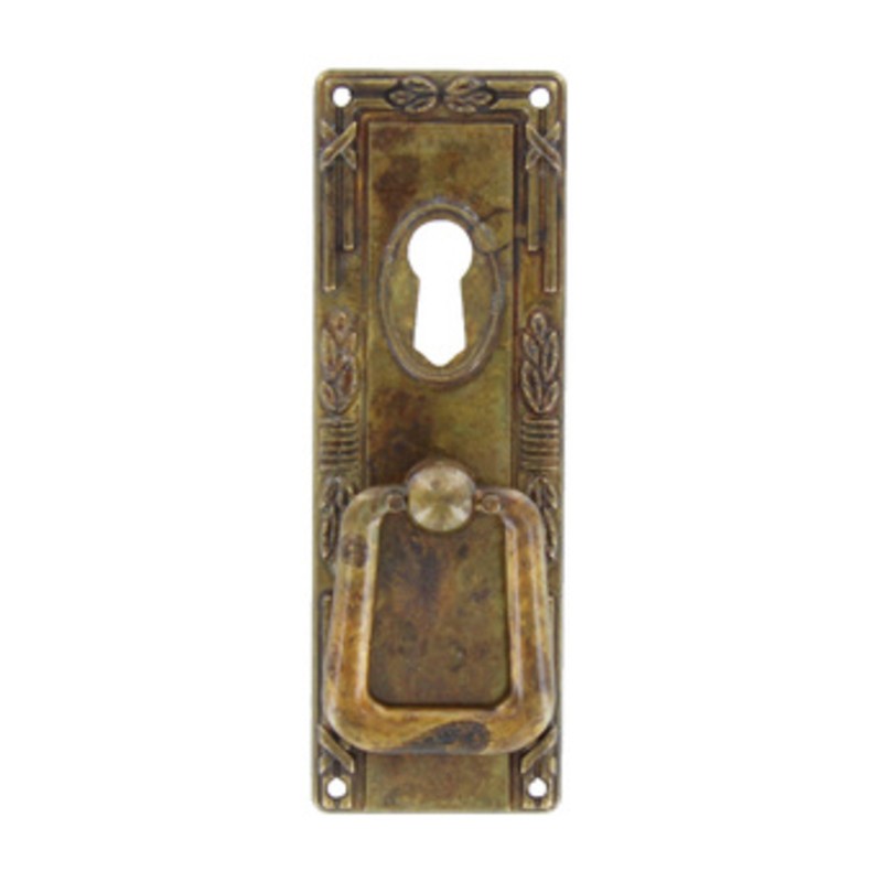 25 x MANIGLIA ZAMA 12060 33X97 MM OTTONE ANTICATO**