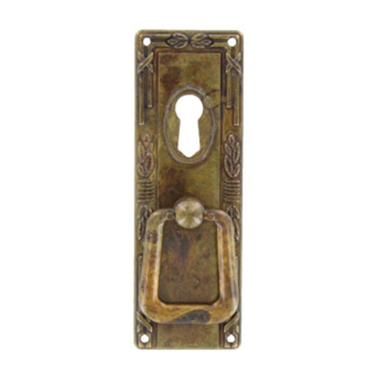 25 x MANIGLIA ZAMA 12060 33X97 MM OTTONE ANTICATO**