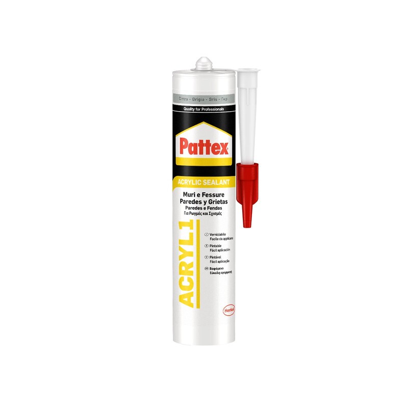 25 x PATTEX ACRIL-ONE GRIGIO 300 ML CARTUCCIA
