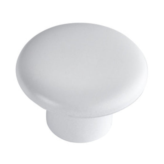 25 x POMOLO IN RESINA 24 PP D 32 MM BIANCO