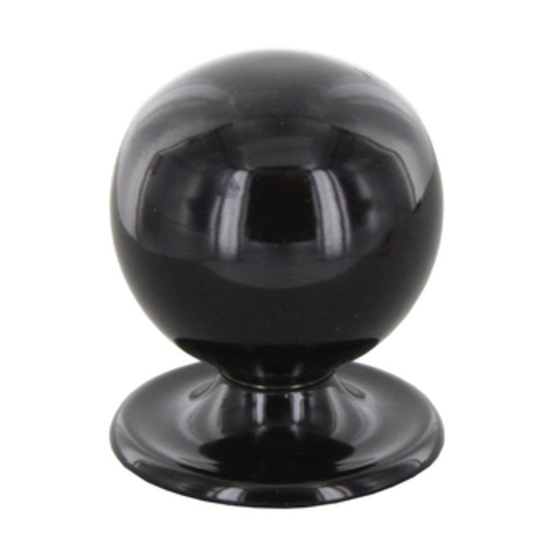 25 x POMOLO OTTONE 2172 2523 D 25 MM TORNITO NERO