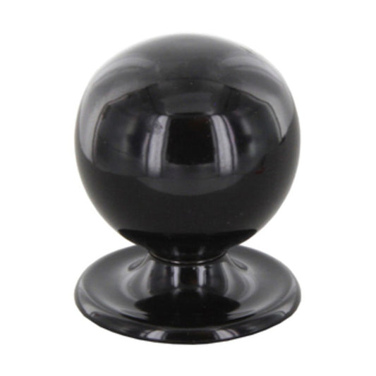 25 x POMOLO OTTONE 2172 2523 D 25 MM TORNITO NERO