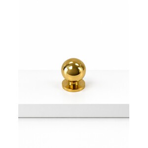 25 x POMOLO OTTONE 710 D 15 MM TORNITO LUCIDO