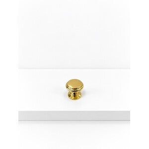 25 x POMOLO OTTONE 720 D 17 MM ORO LUCIDO