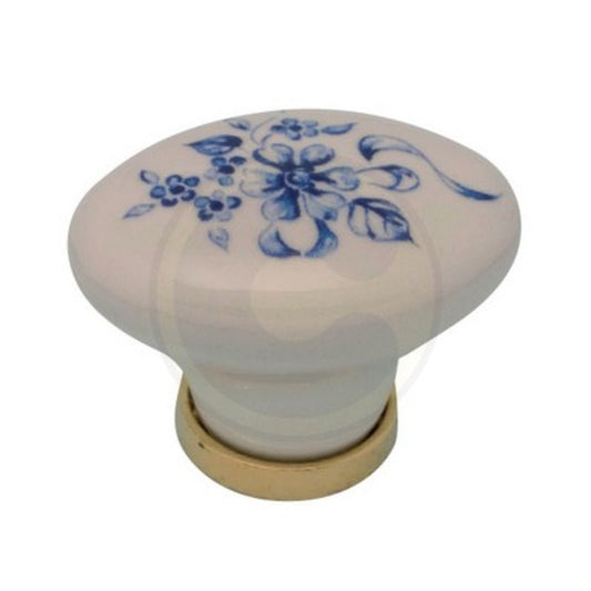25 x POMOLO PORCELLANA OVALE C/BASE F/ 7 24X34X25 MM