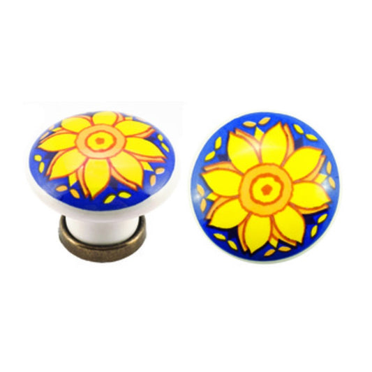 25 x POMOLO PORCELLANA TONDO C/BASE F/27 31X26 MM