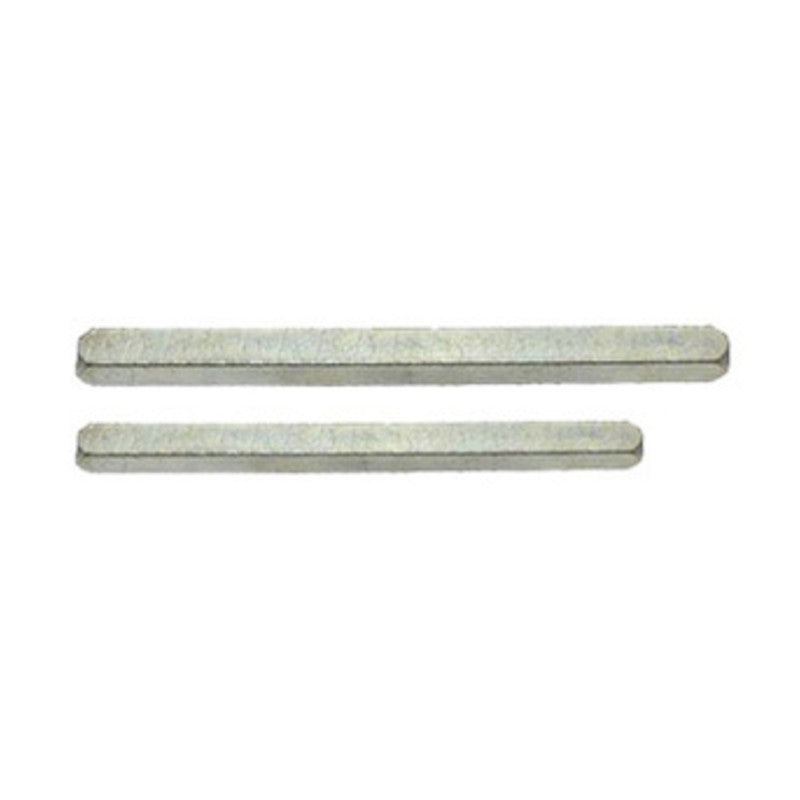 25 x QUADRO P/MANIGLIA Q 6X100 MM ACCIAIO LUCIDO