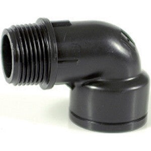 25 x RACCORDO POLIPROP GOMITO 90 MAS/FEM 1