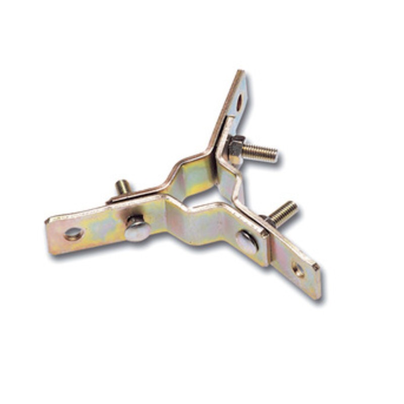 25 x STAFFA INCROCIO P/ANTENNA 60X60X60 MM TROPIC. FIG.8