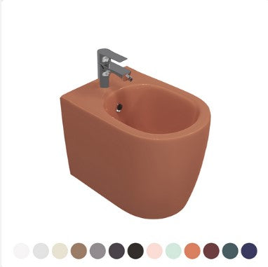 BIDET FILO MURO INFINITY Er. Rub. Tortora Opaco