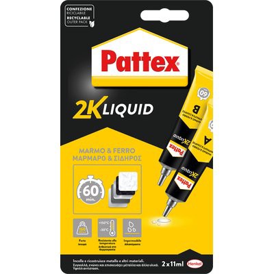 3 x PATTEX POWER EPOXY MARMO E FERRO 60 MIN
