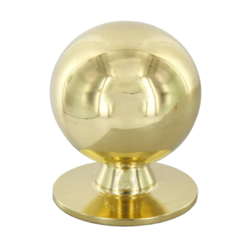 30 x POMOLO OTTONE 2172 2501 D 25 MM TORNITO LUCIDO