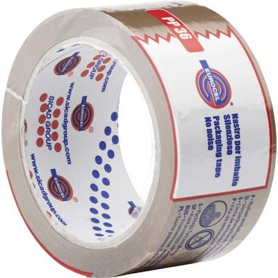 36 x NASTRO IMBALLO AVANA SILENT PP 36 TB EUROCEL
