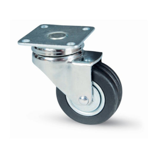 4 x BL RUOTA MOBILE C/CUSCINETTO 150 D 40 PIASTRA 2 PZ