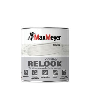 4 x CHALKY RELOOK SMALTO PANNA MONOMANO 0,500 L