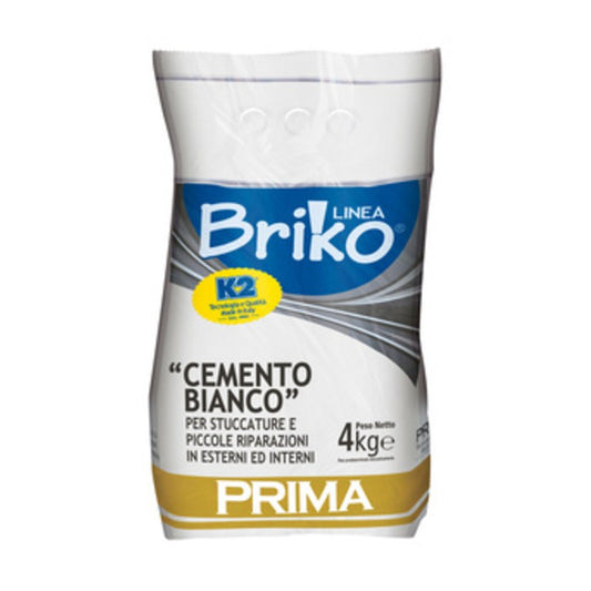 4 x LINEA BRIKO CEMENTO BIANCO DA  4 KG