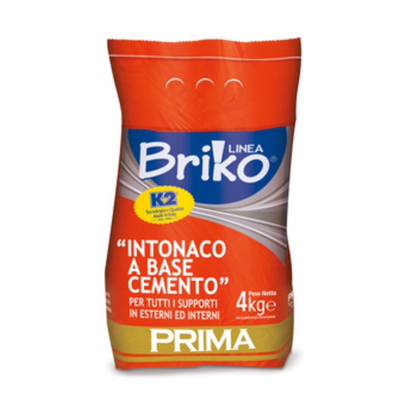 4 x LINEA BRIKO INTONACO INTERNO ESTERNO DA  4 KG