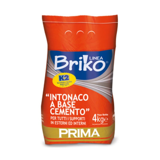 4 x LINEA BRIKO INTONACO INTERNO ESTERNO DA  4 KG