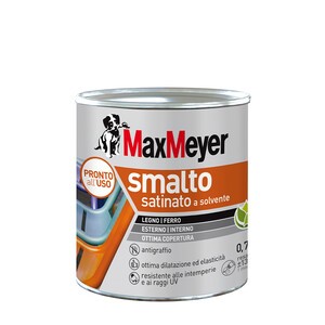 4 x MAX SMALTO SAT GRIGIO MEDIO R7040 0,750 L