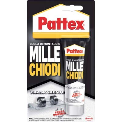 4 x PATTEX MILLECHIODI TRASPARENTE