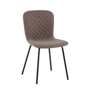 4 x SEDIA FELIPE TESSUTO CAFFE