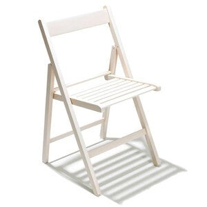4 x SEDIA PIEGHEVOLE LIBERTY BIANCO