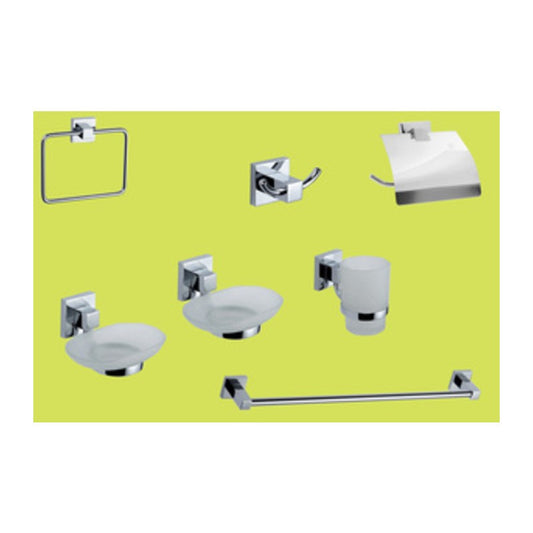 4 x SERIE BAGNO GEO CROMO 7 PZ*
