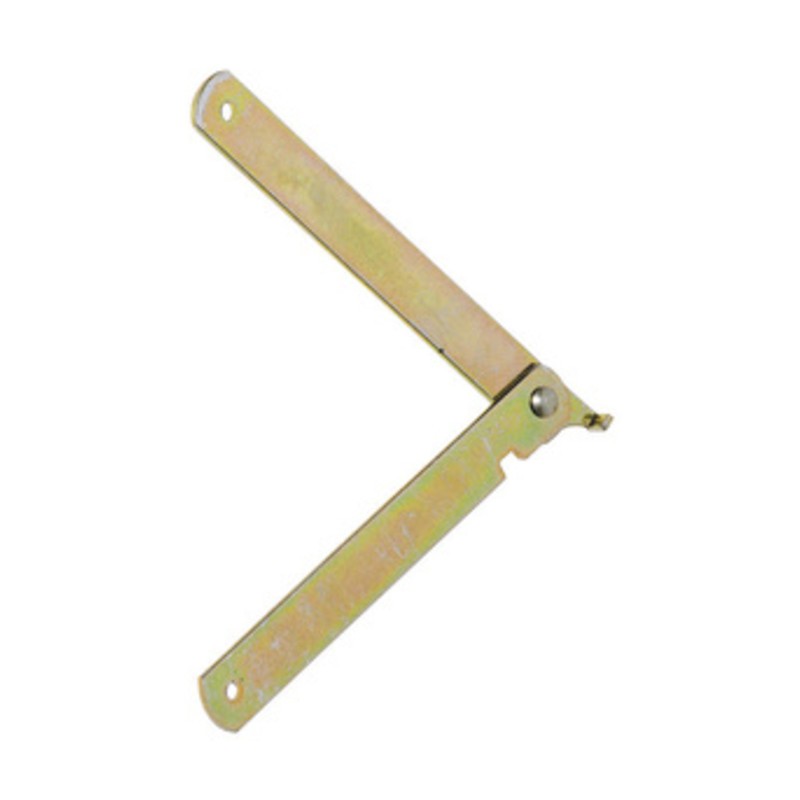 48 x ASTA SNODATA ACCIAIO ZINCATO SINISTRA 250 MM*