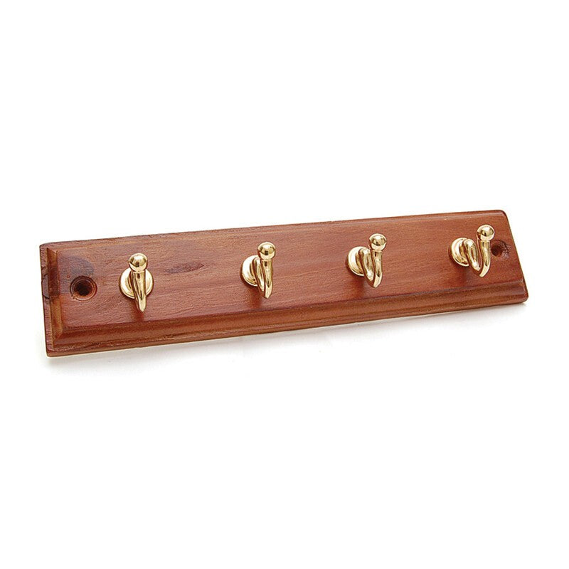 5 x APPENDIABITI HOLZ 4 POSTI 235X50 MM NOCE ORO