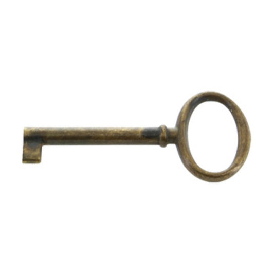 5 x BL CHIAVE P/MOBILI 33706 MM OTTONE ANTICATO
