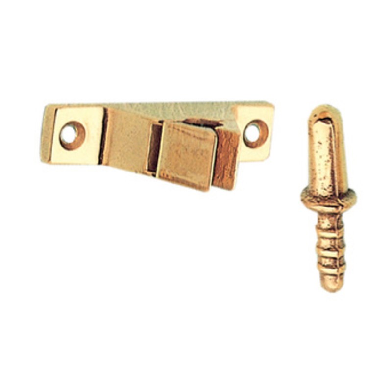 5 x BL FERMAPORTA A PINZA OTTONATO