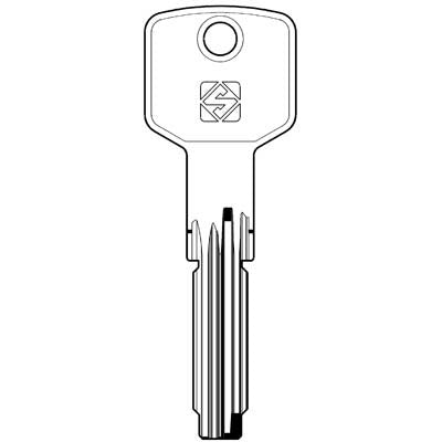5 x CHIAVE PUNZONATA CISA CS115 SILCA
