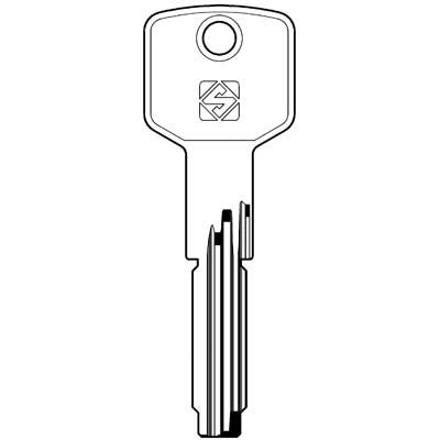 5 x CHIAVE PUNZONATA CISA CS139 SILCA