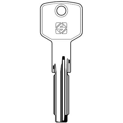 5 x CHIAVE PUNZONATA CISA CS140 SILCA