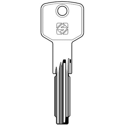 5 x CHIAVE PUNZONATA CISA CS141 SILCA