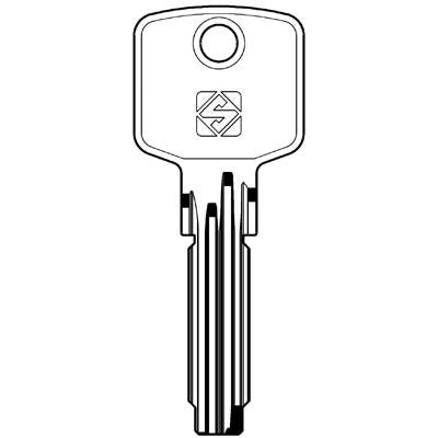 5 x CHIAVE PUNZONATA CISA CS144 SILCA