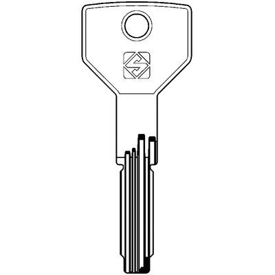 5 x CHIAVE PUNZONATA CISA CS197 SILCA