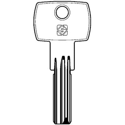 5 x CHIAVE PUNZONATA VIRO EURO PRO VI19 SILCA
