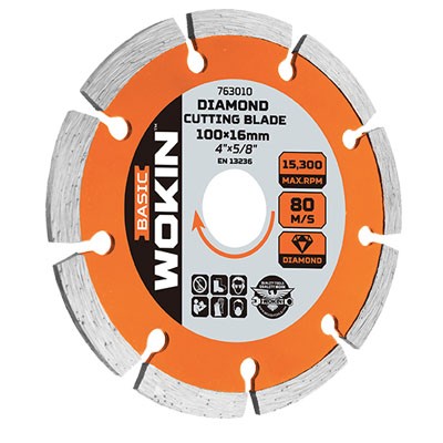 5 x DISCO DIAMANTATO A SETTORE 7631 WOKIN