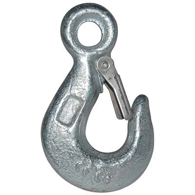 5 x GANCIO SOLLEVAMENTO FISSO ZINCATO
