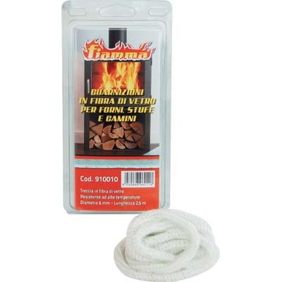 5 x GUARNIZIONE TRECCIA X STUFA FIAMMA