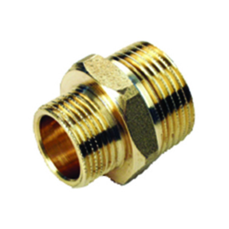 5 x IDRAULICA-VITE RIDOTTA 245 OTTONE GIAL D  1X3/4