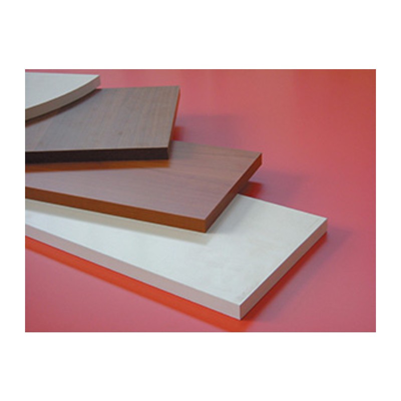 5 x MENSOLA SQUADRATA FRASSINO BIANCO 20X1,8X 80 CM