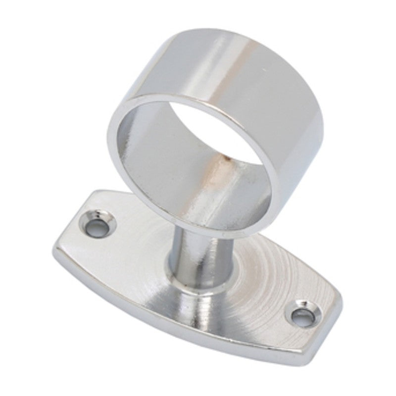 5 x PASSANTE TUBO CORRIMANO OTTONE CROM D 18 MM**