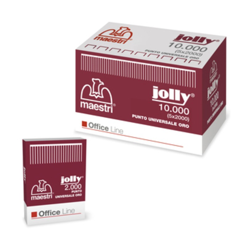 5 x PUNTI SPILLATRICE MAESTRI JOLLY ORO 2000 PZ*