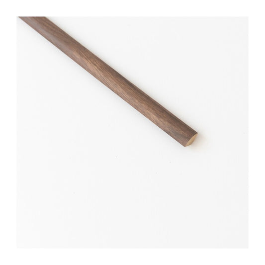 5 x QUARTO DI TONDO 14X14 MM MDF 240 CM NOCE SCURO