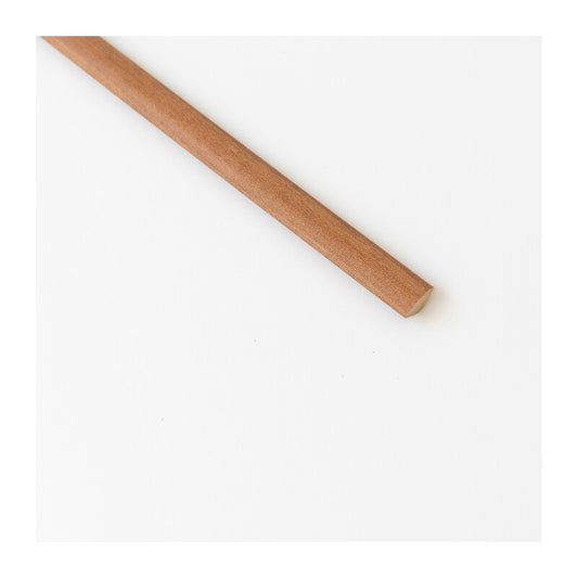 5 x QUARTO DI TONDO 14X14 MM MDF 240 CM NOCE TANGANICA