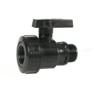 5 x RACCORDO PVC VALVOLA A SFERA MAS/FEM 11/4