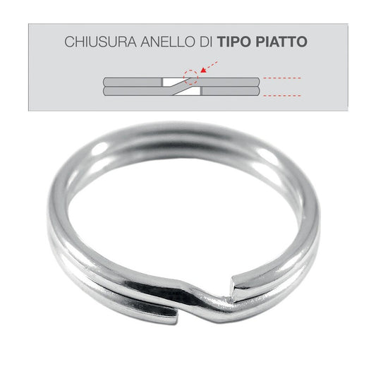 5 x SC ANELLO PORTACHIAVI 30 MM 10 PZ*